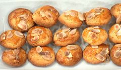 Galletas crujientes de naranja