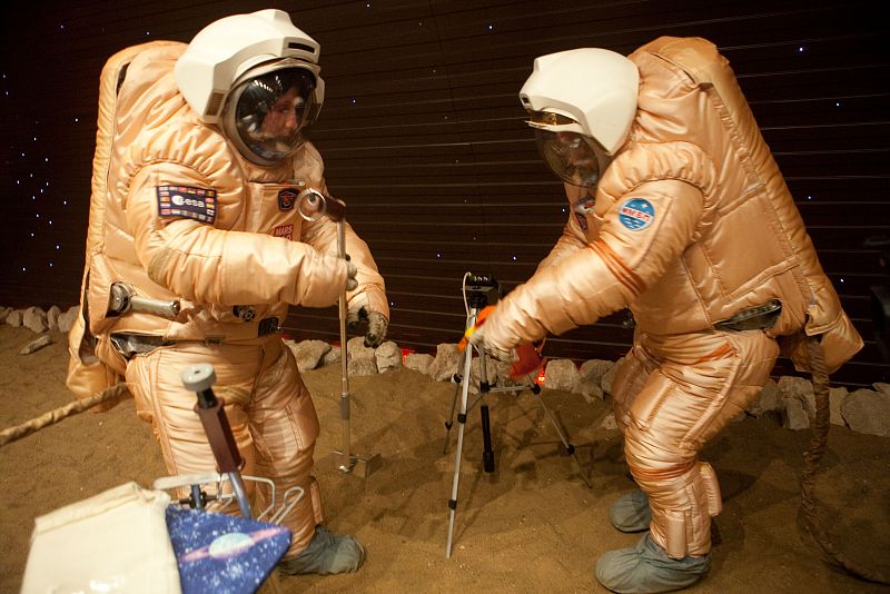 Astronautas agricultores para viajar a Marte