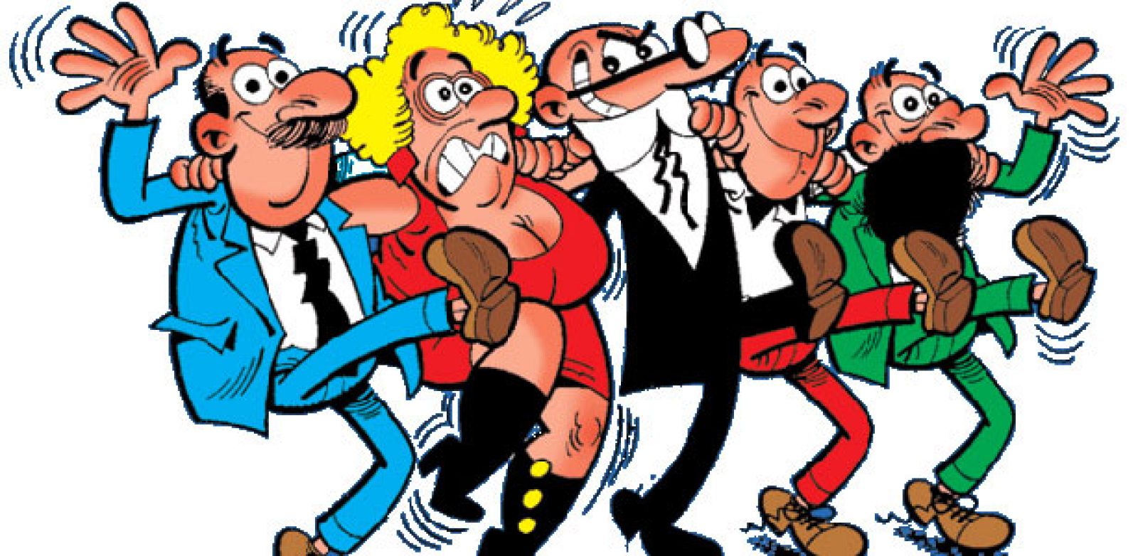 Los protagonistas de 'Mortadelo y Filemón'