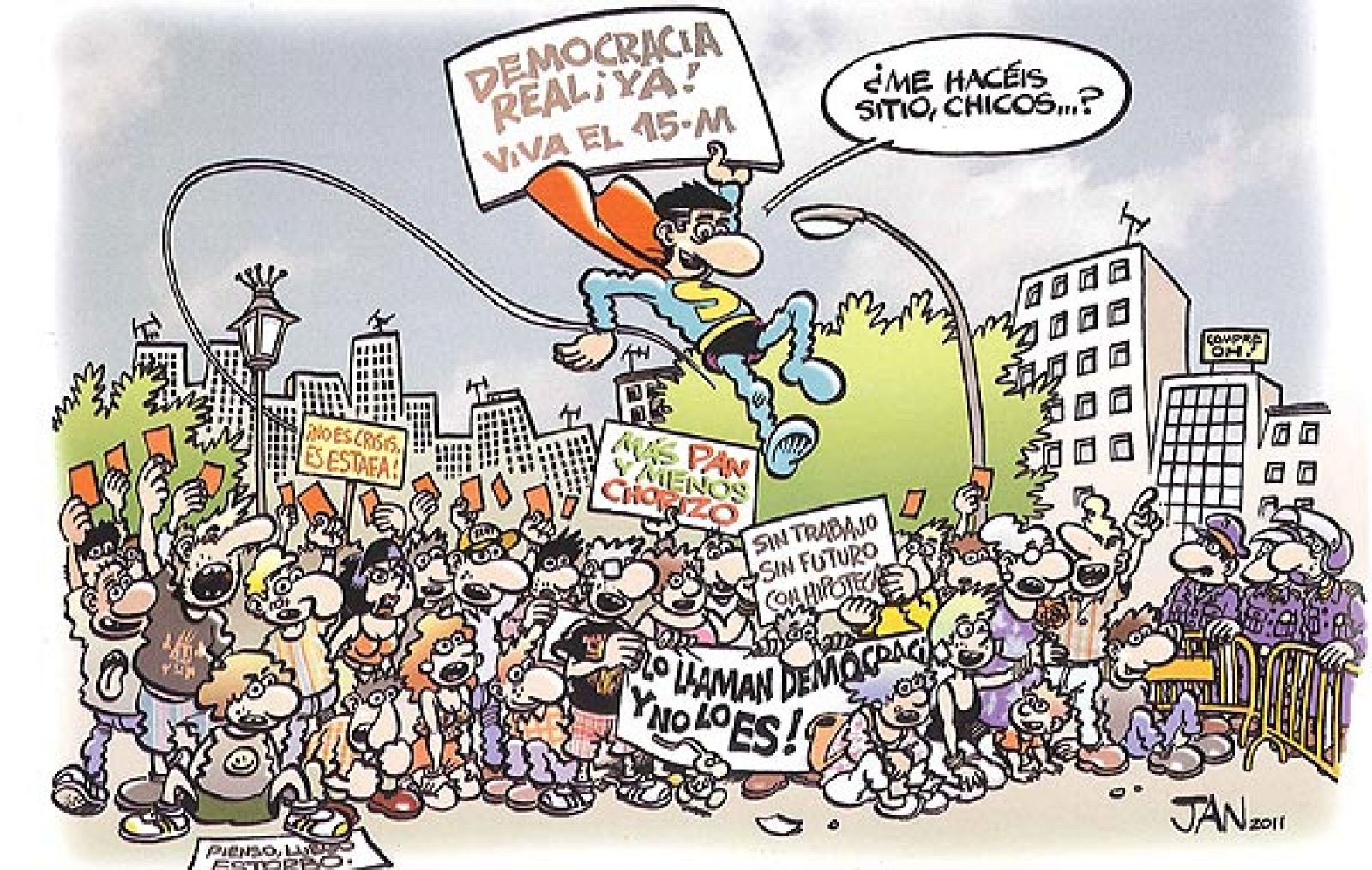 Ilustración de Jan para el cómic colectivo 'Yes we camp!'