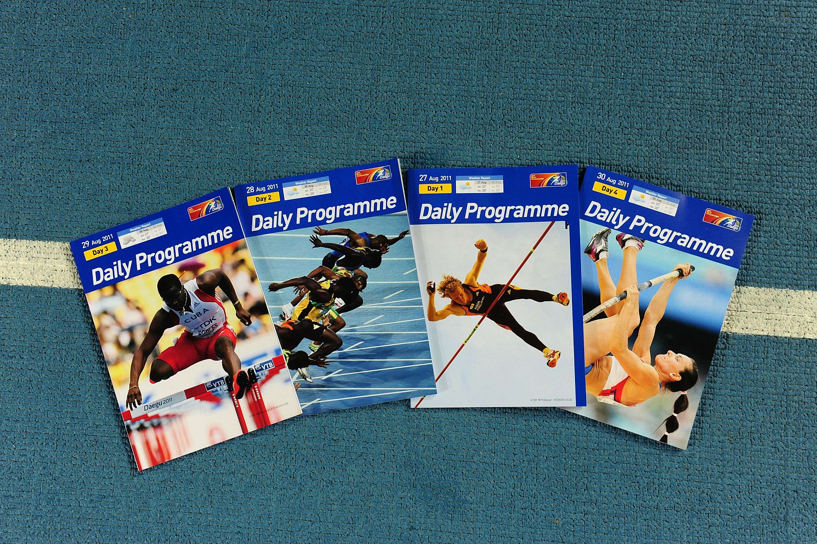 Las portadas 'malditas' del Daily Programme. ¿Quién la protagonizará el quinto día de competición?