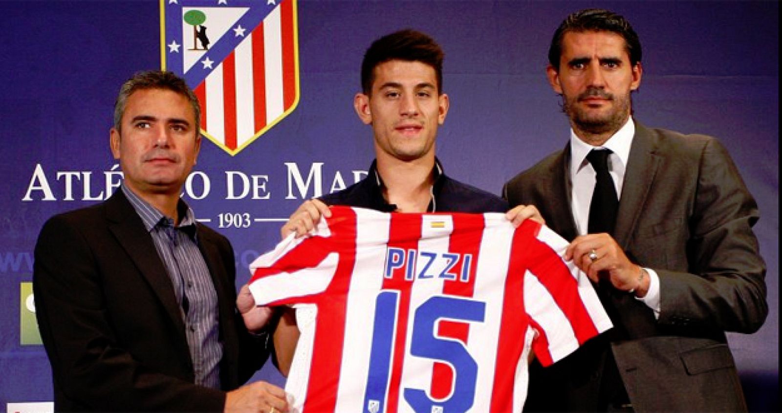 El extremo del Atlético de Madrid, Luis Miguel Afonso Fernandes 'Pizzi', lucirá el '15' en su camiseta.