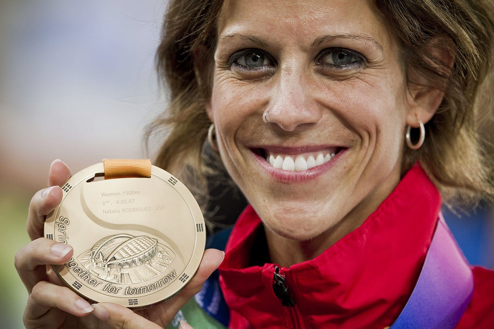 Natalia Rodriguez, con su bronce en los 1.500 m., ha sido la única atleta española en conseguir medalla en el Mundial de Atletismo de Daegu.
