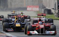 Vettel alcanza en el GP de Italia su octavo triunfo de la temporada y Alonso accede al podio