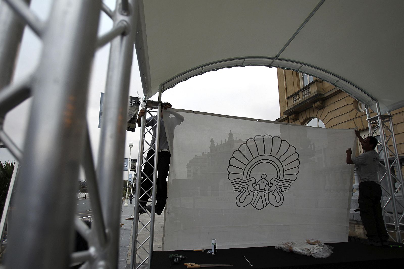 Todo listo para el comienzo del Festival Internacional de cine de San Sebastián