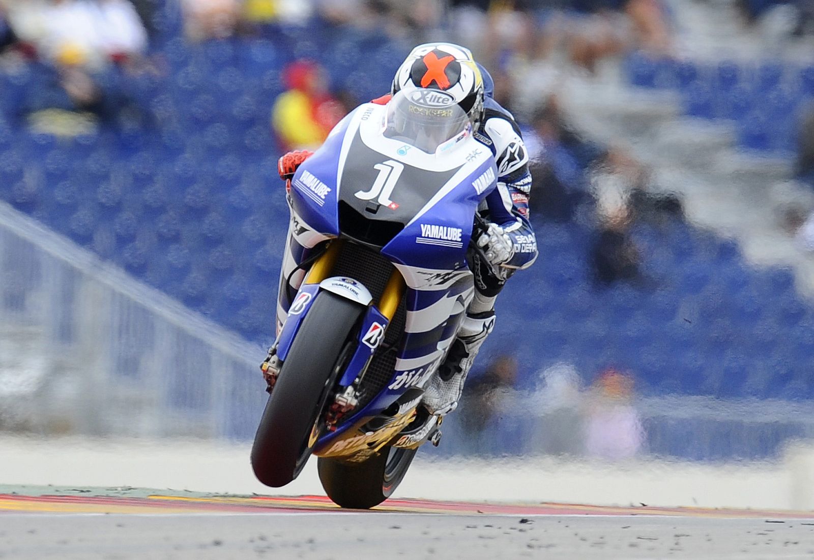 Jorge Lorenzo terminó tercero en el pasado Gran Premio de Aragón