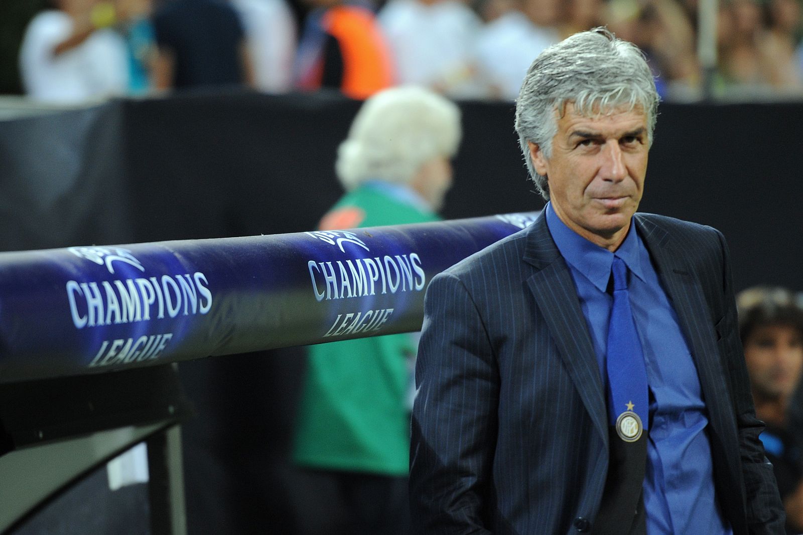 Gian Piero Gasperini, ya exentrenador del Inter, durante el partido de Champions ante el Trabzonspor.