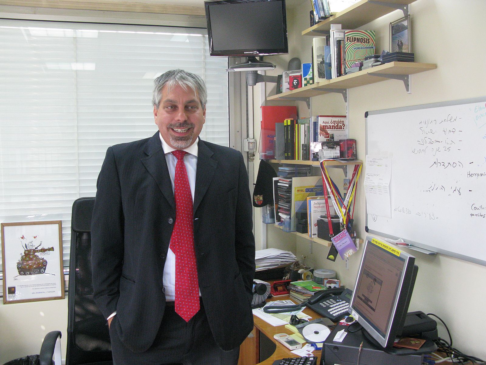 El portavoz de la embajada de Israel en España, Lior Haiat