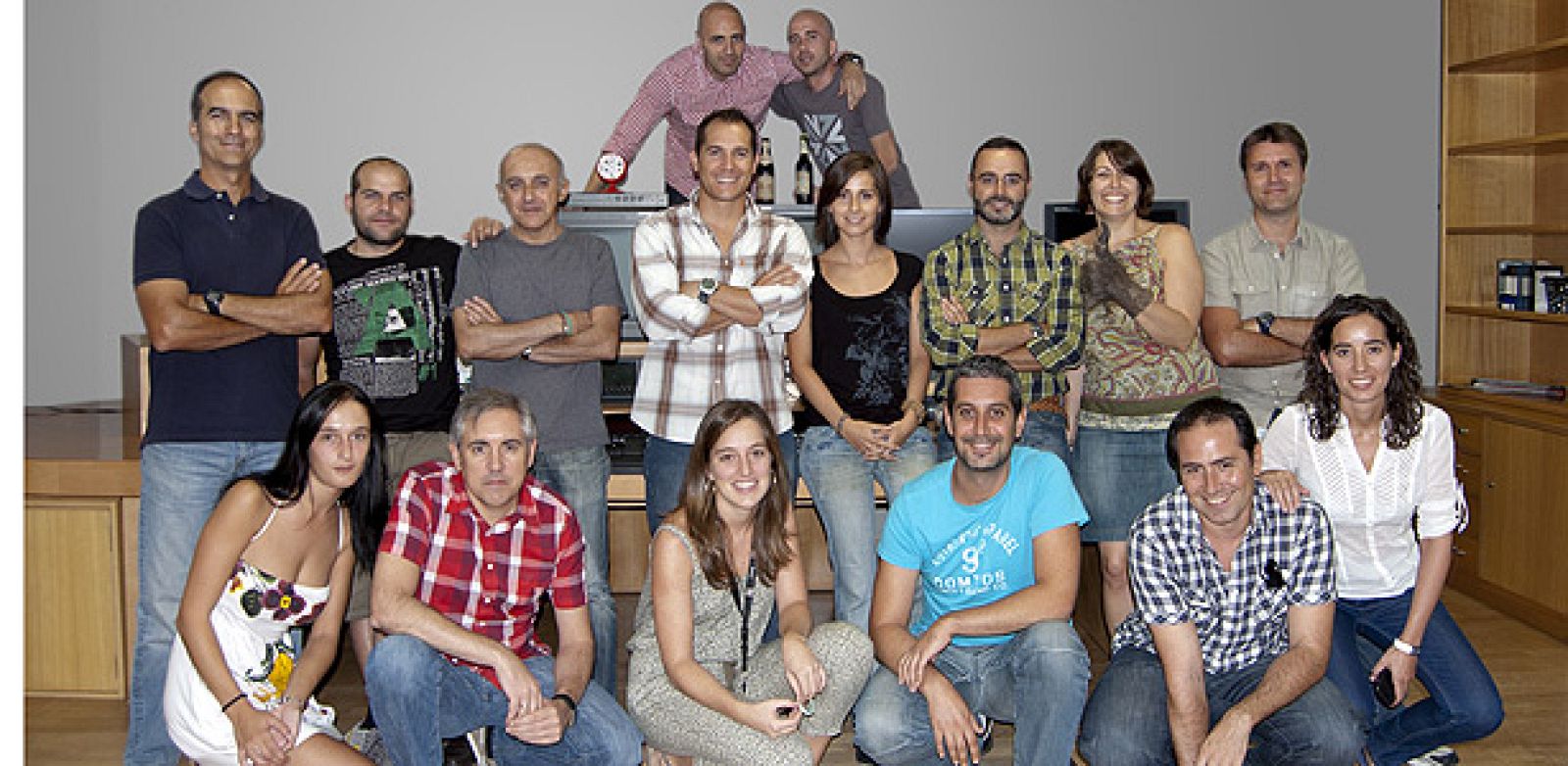 Parte del equipo de 'Lobos de Arga'