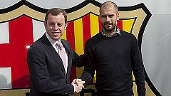 Zubizarreta: "Guardiola tiene el máximo compromiso con el club y la actual Junta"