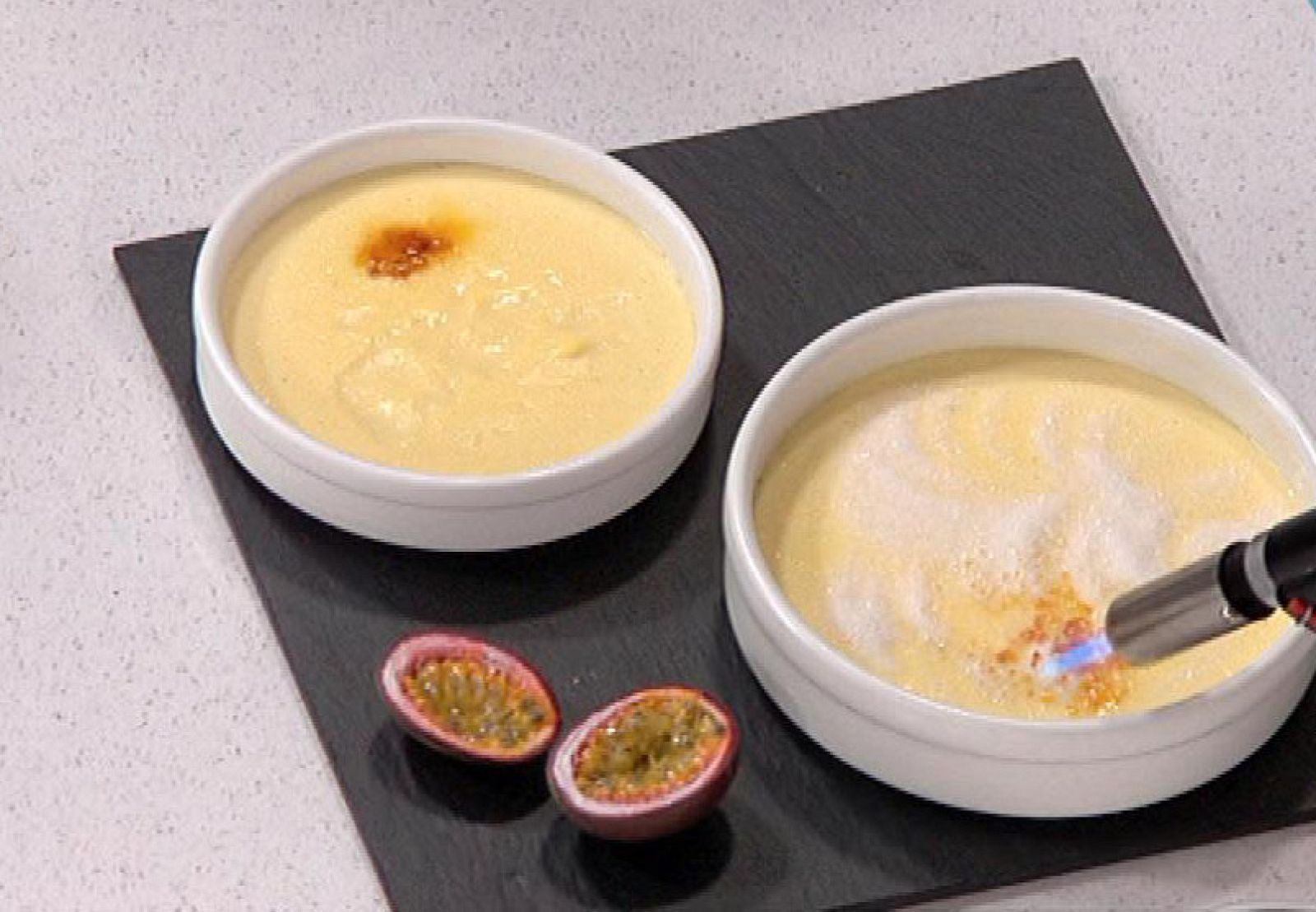 Crema de frutas tropicales caramelizadas (30/11/2011)