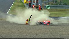 Rossi se rompe el dedo meñique y no probará la GP12