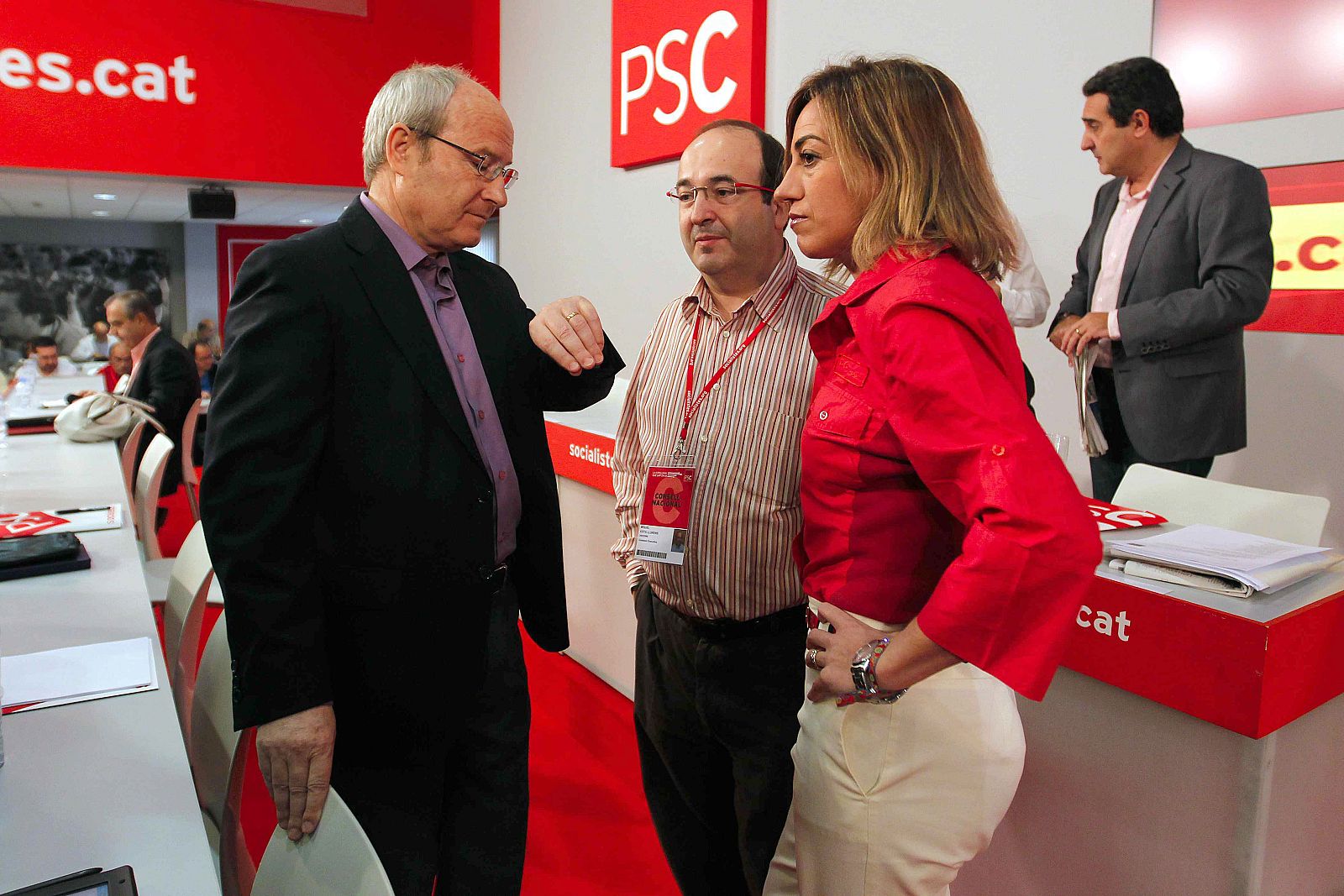 CONSEJO NACIONAL DEL PSC CON CARME CHACÓN EN BARCELONA
