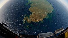 Crece la mancha de magma volcánico en El Hierro y ya es visible desde el espacio