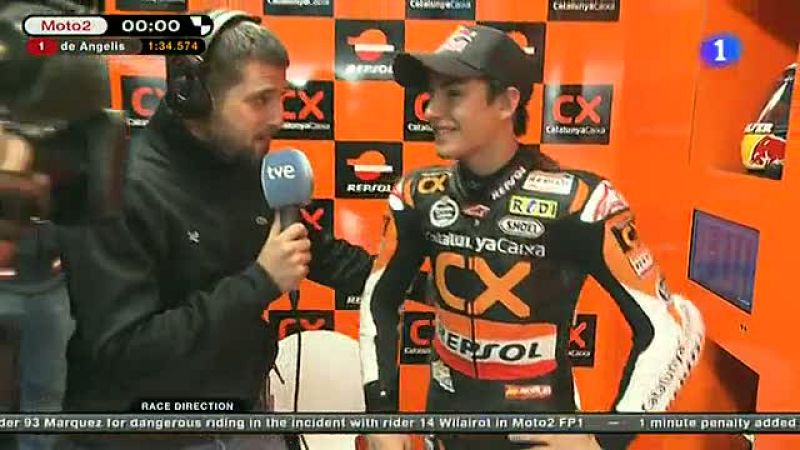 Márquez: "Daré el cien por ciento en la carrera"