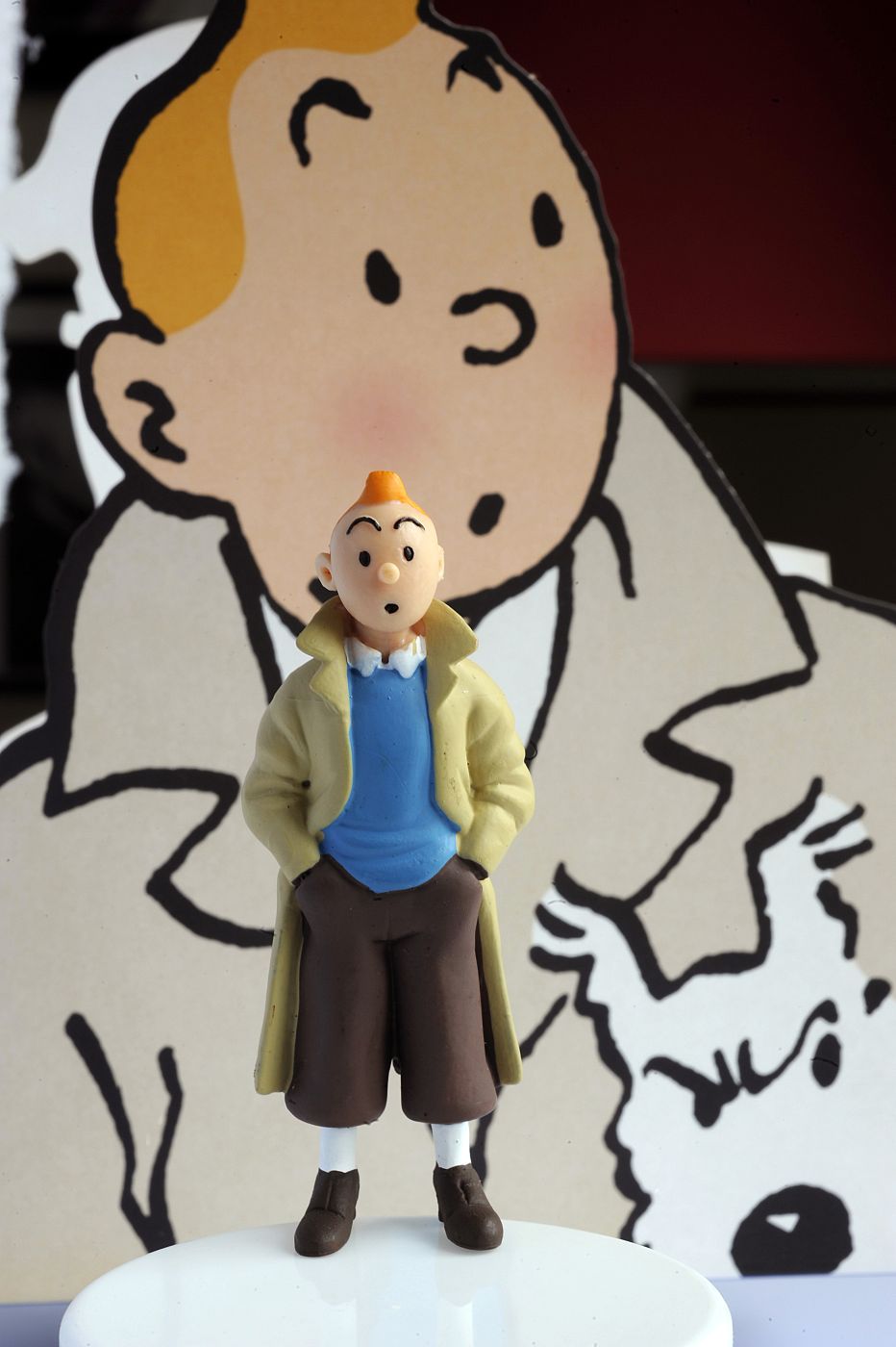 Un muñeco de Tintín fotografiado en 2010