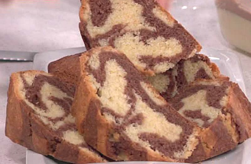 Plum-cake a dos colores