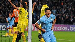 Agüero mata el sueño Champions del Villarreal