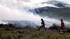 Los incendios se ceban con Ourense y acaban con la vida de dos personas en León y Segovia