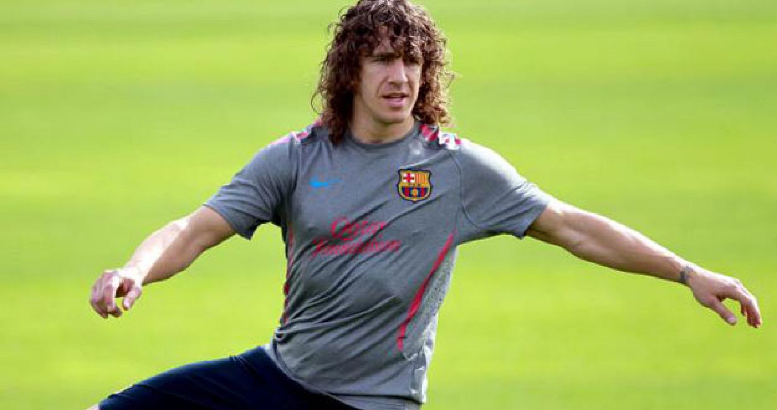 Carles Puyol ya ha recibido el alta y piensa en recuperarse cuanto antes.