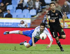 Jordi Alba da la victoria al Valencia en La Romareda