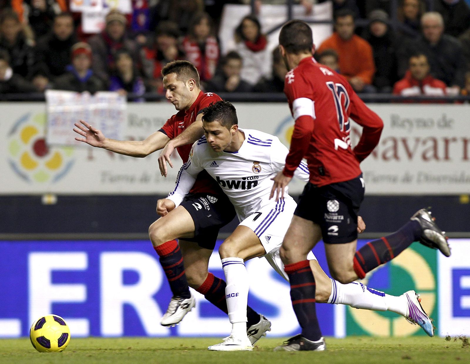 Imagen el último Real Madrid - Osasuna que se jugó el pasado 30 de enero de 2011.