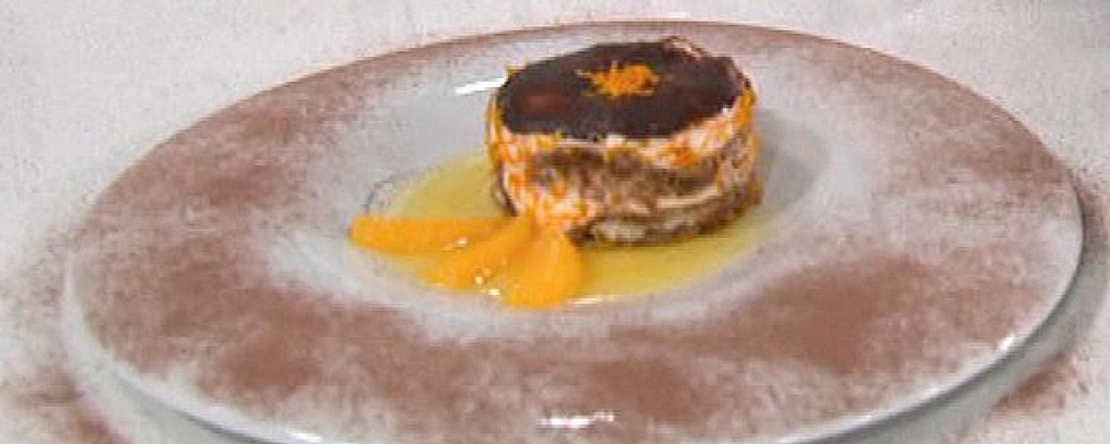 Tiramisú con crema naranja (27/10/2011)