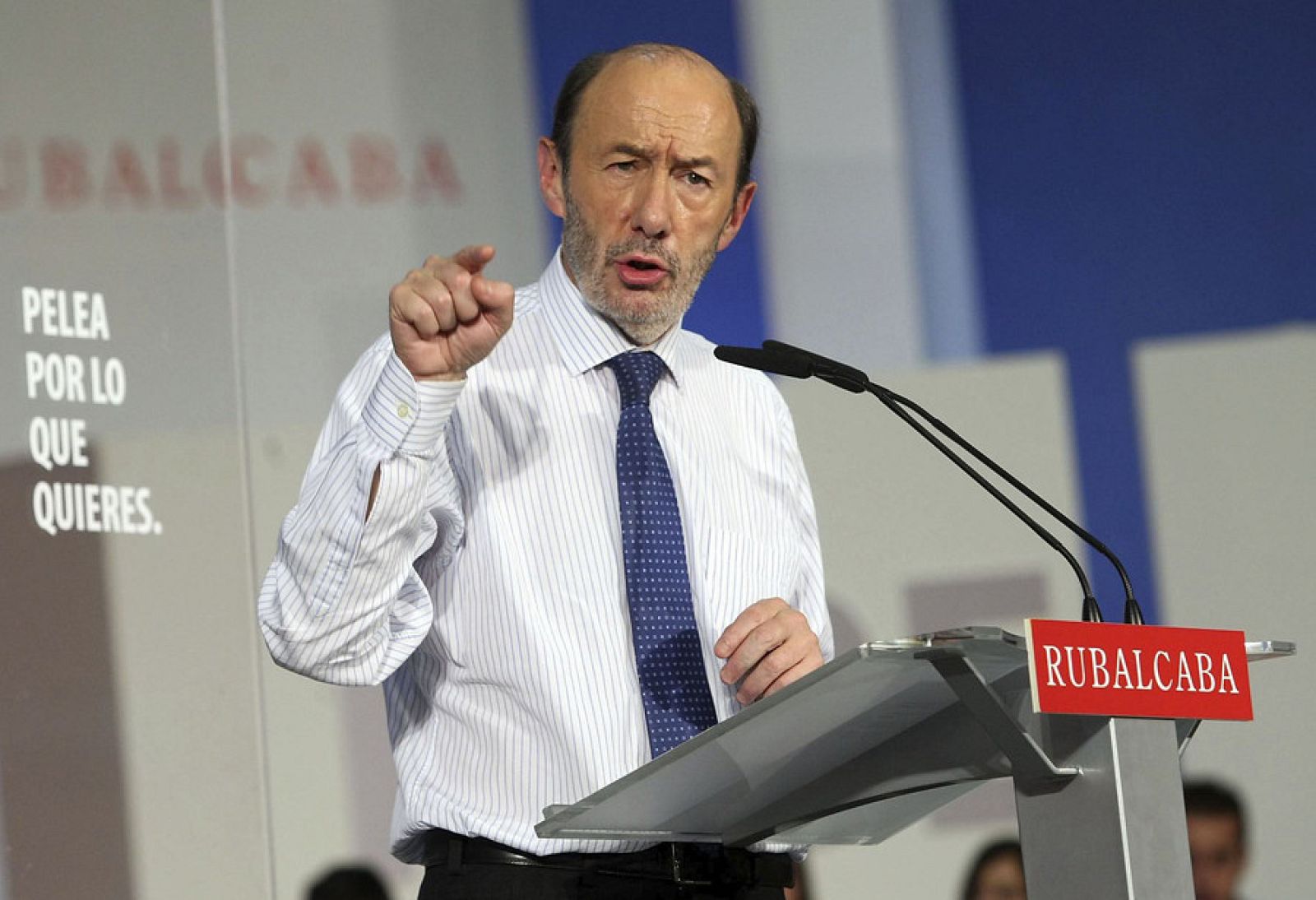 Rubalcaba presenta la candidatura socialista en Madrid
