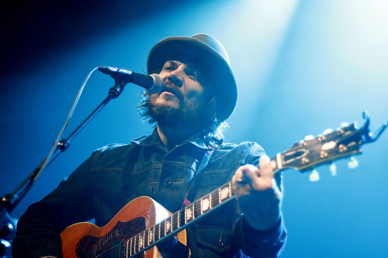 Jeff Tweedy, líder de Wilco, en su concierto en el Circo Price de Madrid