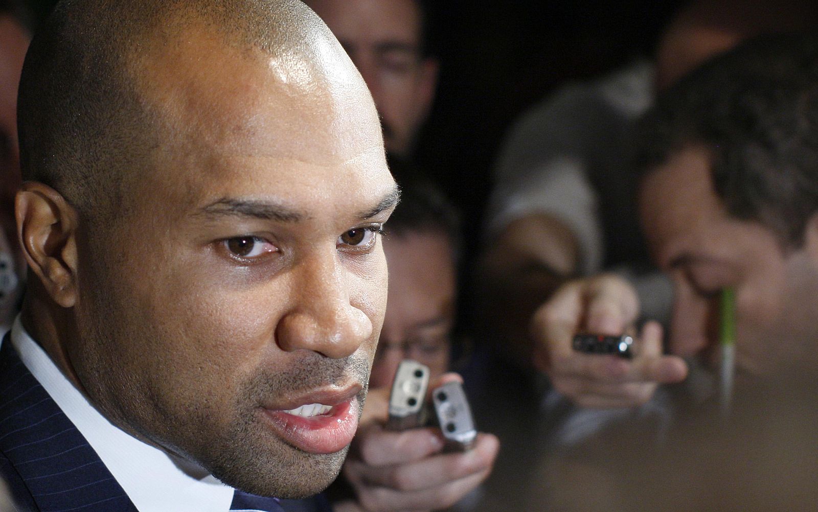 Derek Fisher, presidente del sindicato de jugadores de la NBA, en una imagen de archivo.