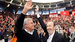 Rubalcaba: "Cuanto más nerviosos se pongan, más voy a sacar a Felipe conmigo. Es un lujo"