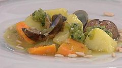 Patatas en salsa verde con almejas (11/11/2011)