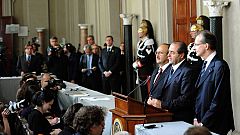El jefe de Estado italiano acaba las consultas tras la dimisión de Berlusconi