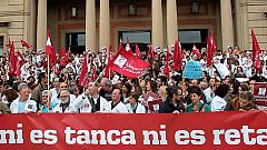 La mitad de los médicos de grandes hospitales secundan una huelga de seguimiento "desigual"