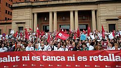 Los médicos de Cataluña afrontan su segundo día de huelga contra los recortes