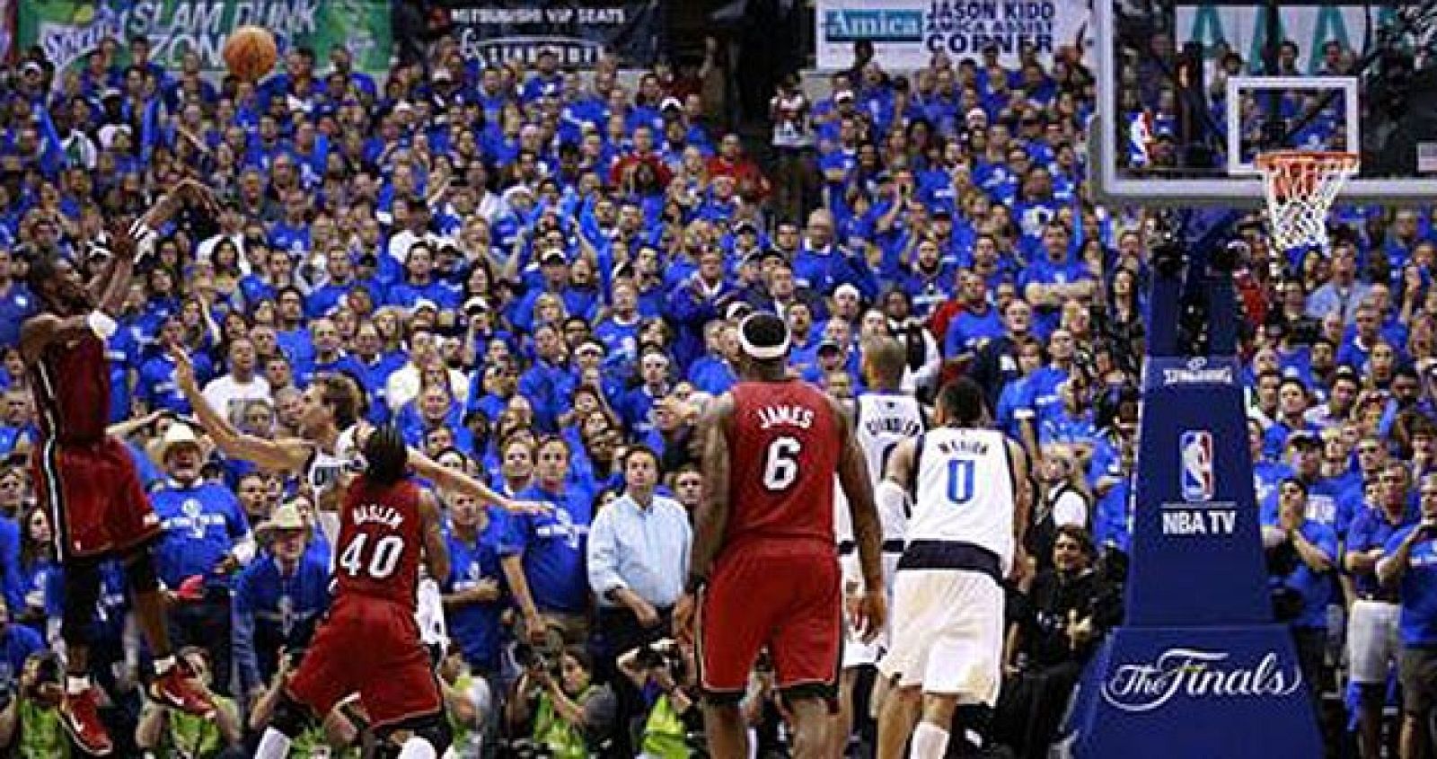 Imagen de archivo de un partido de la NBA.