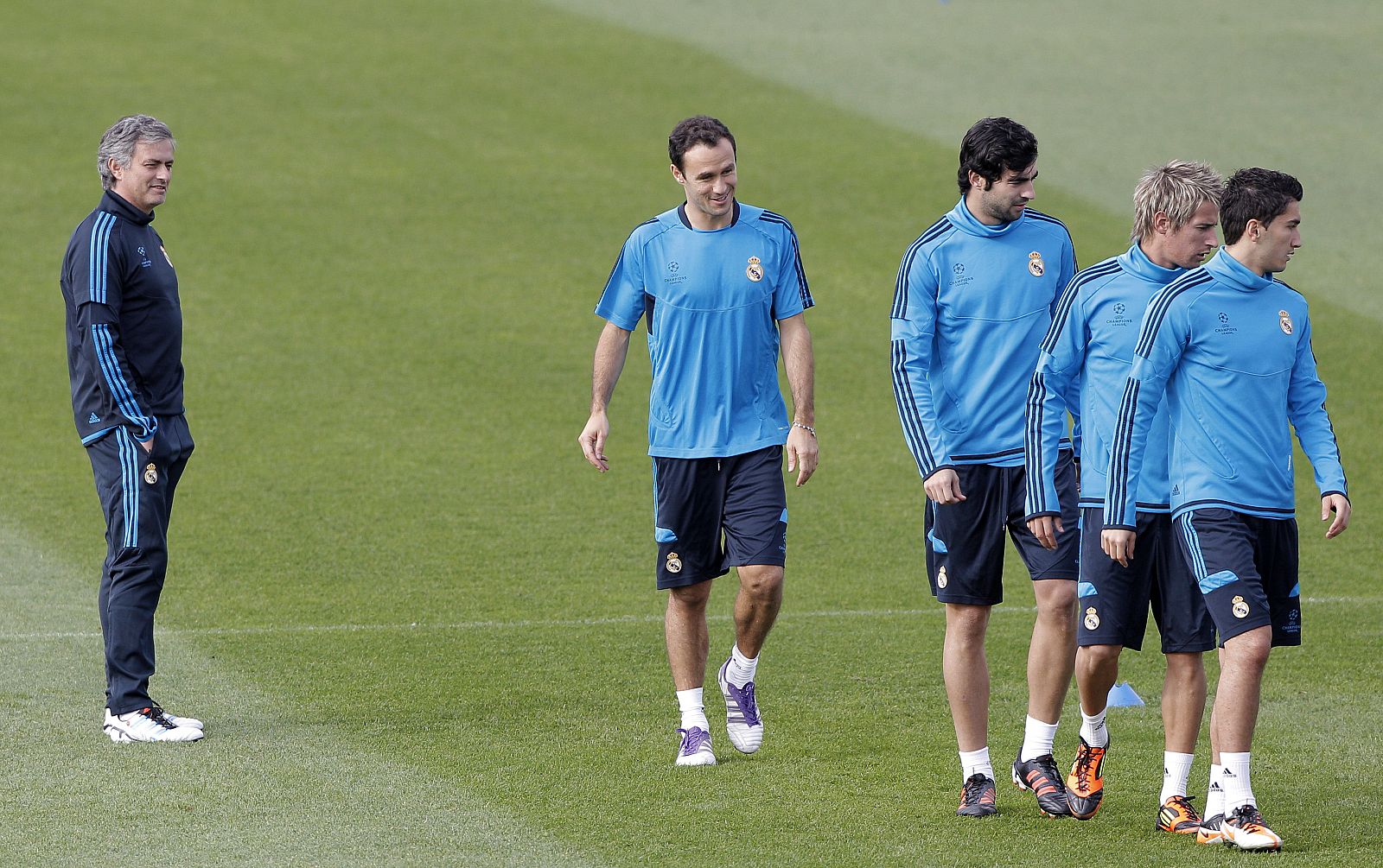 EL REAL MADRID PREPARA EL PARTIDO ANTE EL DINAMO DE ZAGREB