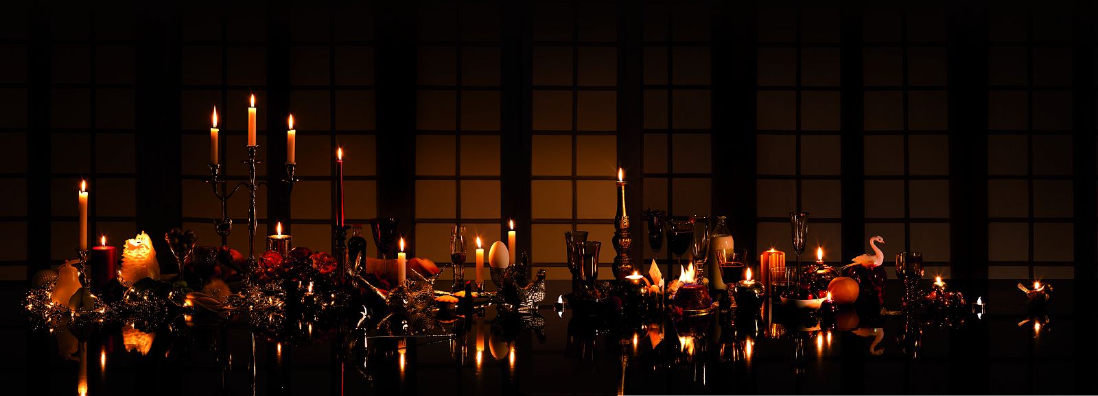 Las velas son el clásico recurso en navidad