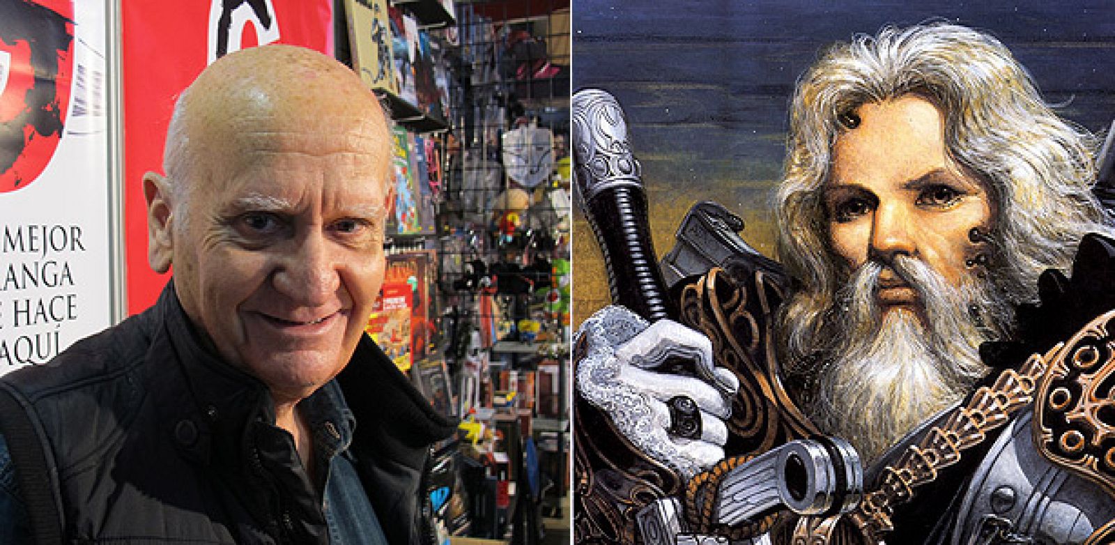 Juan Giménez en Expocómic y uno de sus Metabarones