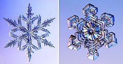 ¿Por qué no hay dos copos de nieve iguales?