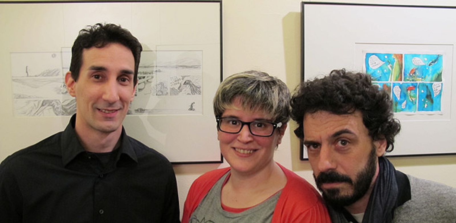 Rodolfo Migliari, Carla Berrocal y Dario Adanti en Casa de América