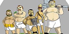 Superhéroes "osos" y vaqueros resucitan el cómic gay de humor