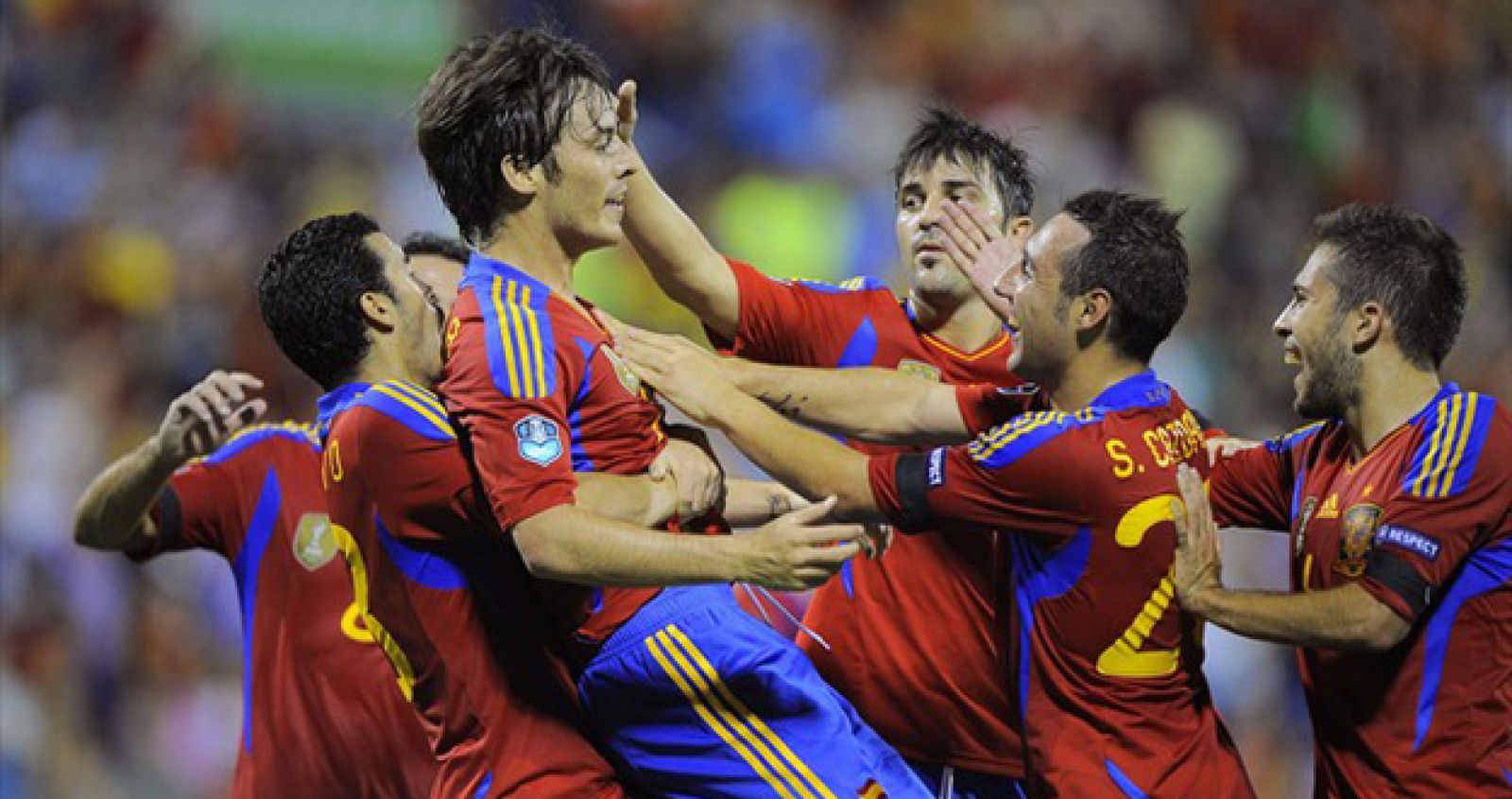 Imagen de archivo de la selección española de fútbol.