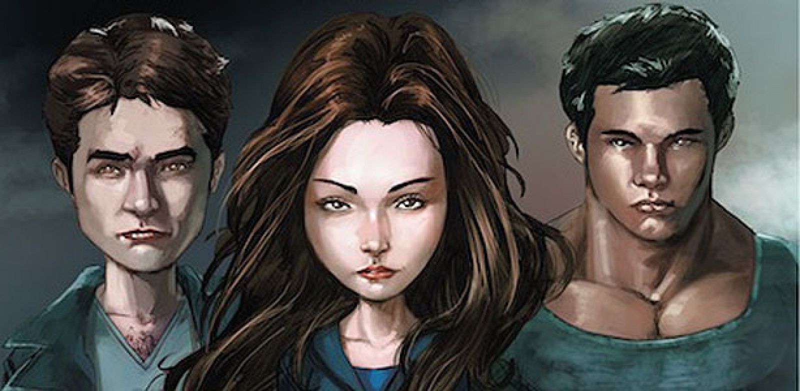 Los protagonistas de la saga 'Crepusculón', de  Pepe Caldelas, Ferrán Toro y Vicente Cifuentes