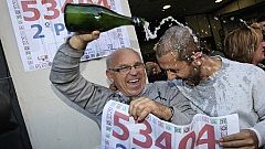 El segundo premio de la Lotería de Navidad es para el 53.404, el más 'remolón' del sorteo