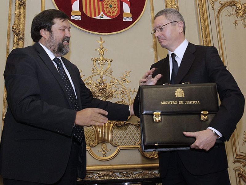 El ministro de Justicia, Ruiz-Gallardón, anuncia cambios en la elección del CGPJ y el Constitucional