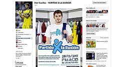 Casillas presenta el 'Partido por la ilusión'