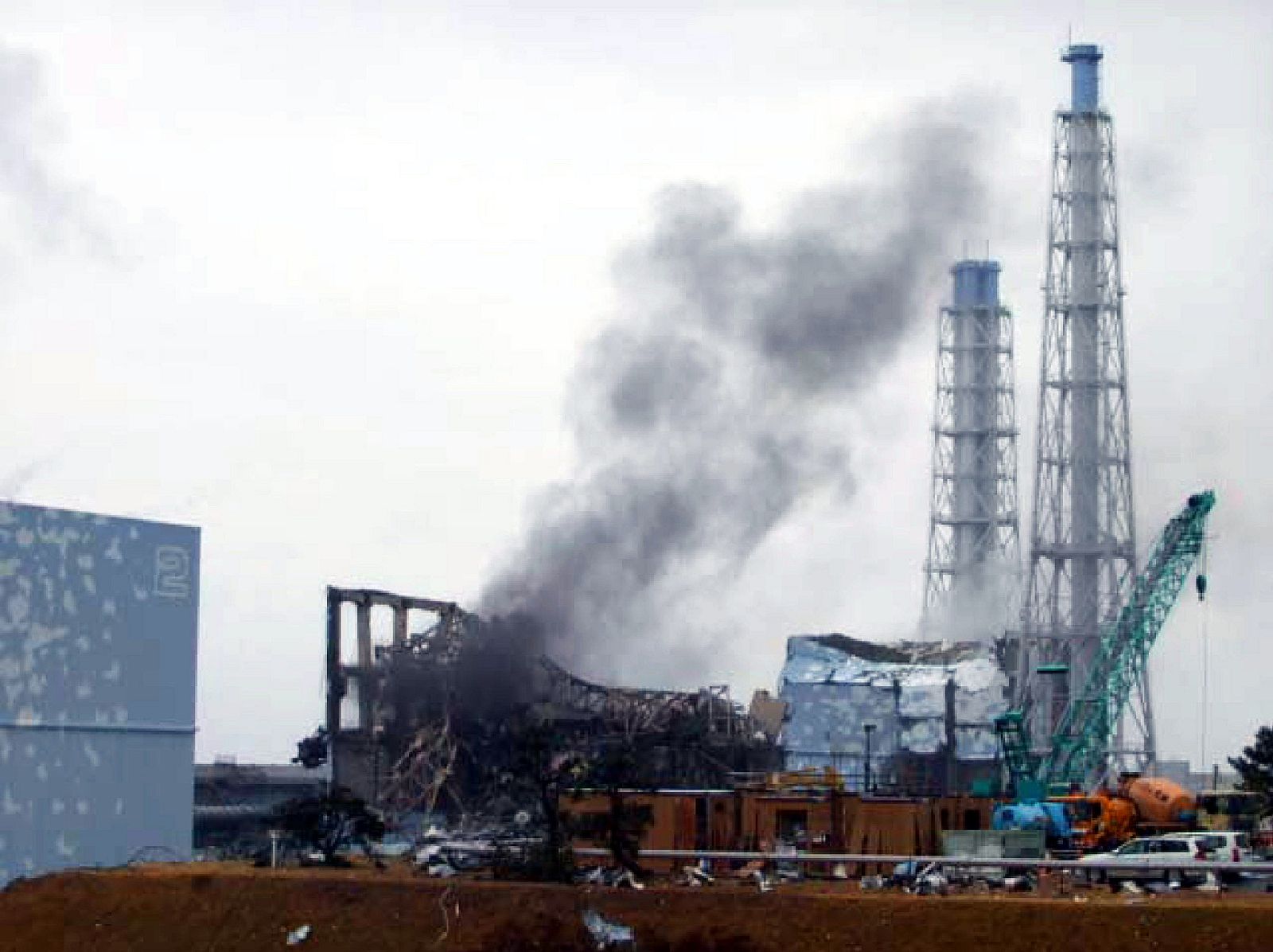 Imagen de la central nuclear de Fukushima