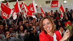 Carme Chacón abandera la necesidad del cambio y afirma que lo peor sería no moverse