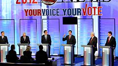 Los candidatos republicanos se atacan unos a otros con cortesía y Romney se salva